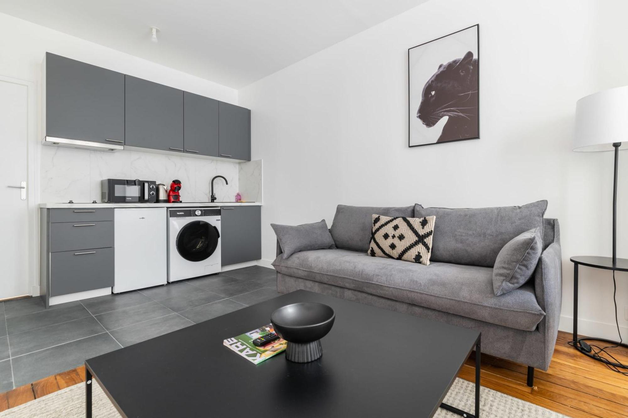 Appartement 2 Pieces Refait Neuf Metro Jaures - 19 - 4p - Flat-guest Parijs