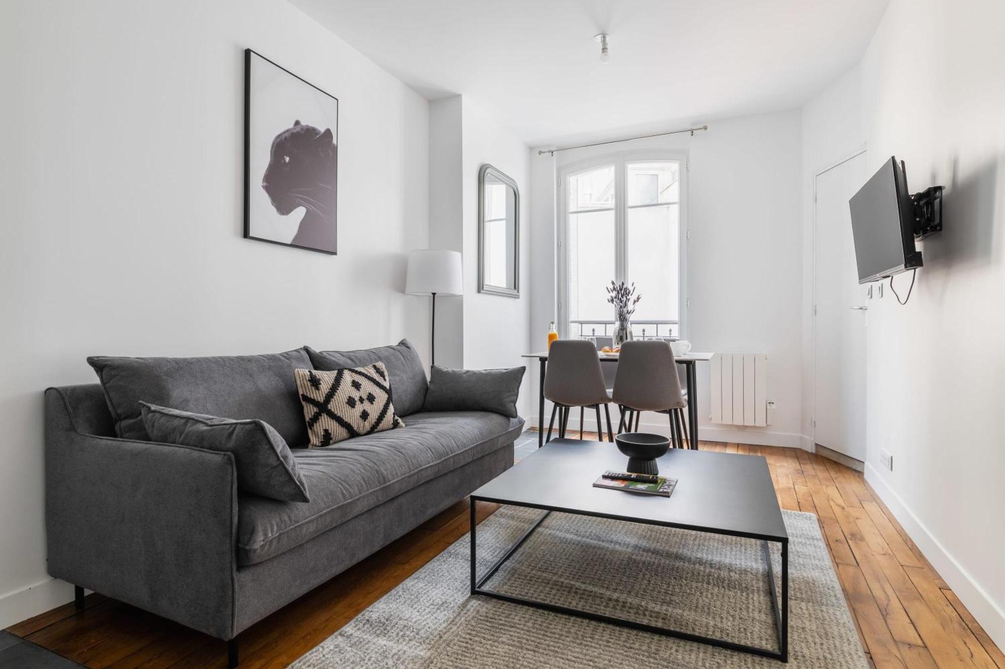 Appartement 2 Pieces Refait Neuf Metro Jaures - 19 - 4p - Flat-guest Parijs