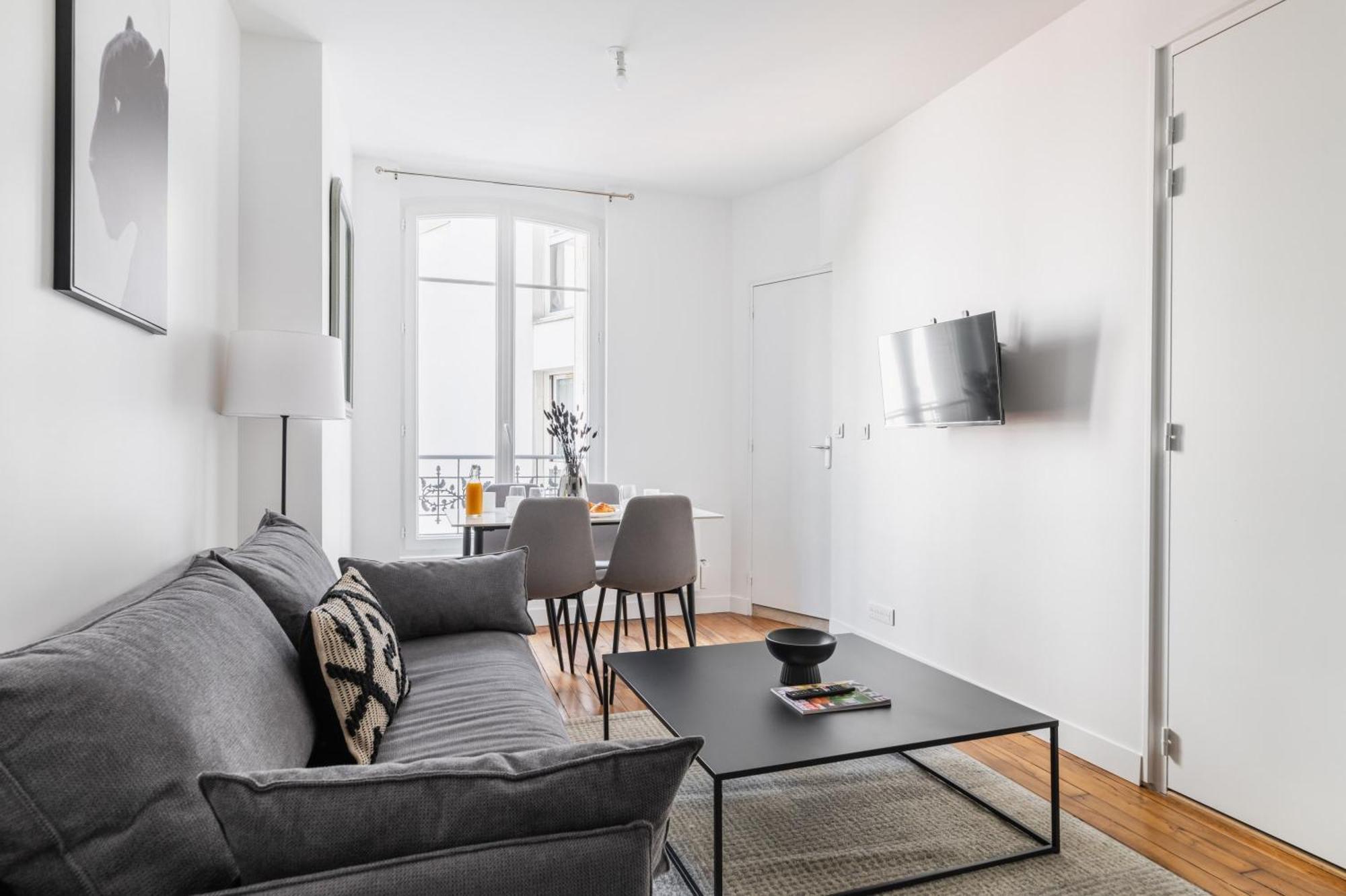 Appartement 2 Pieces Refait Neuf Metro Jaures - 19 - 4p - Flat-guest Parijs